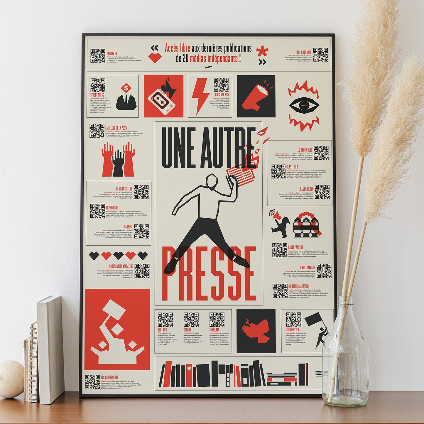 Affiche augmentée sur les médias indépendants !