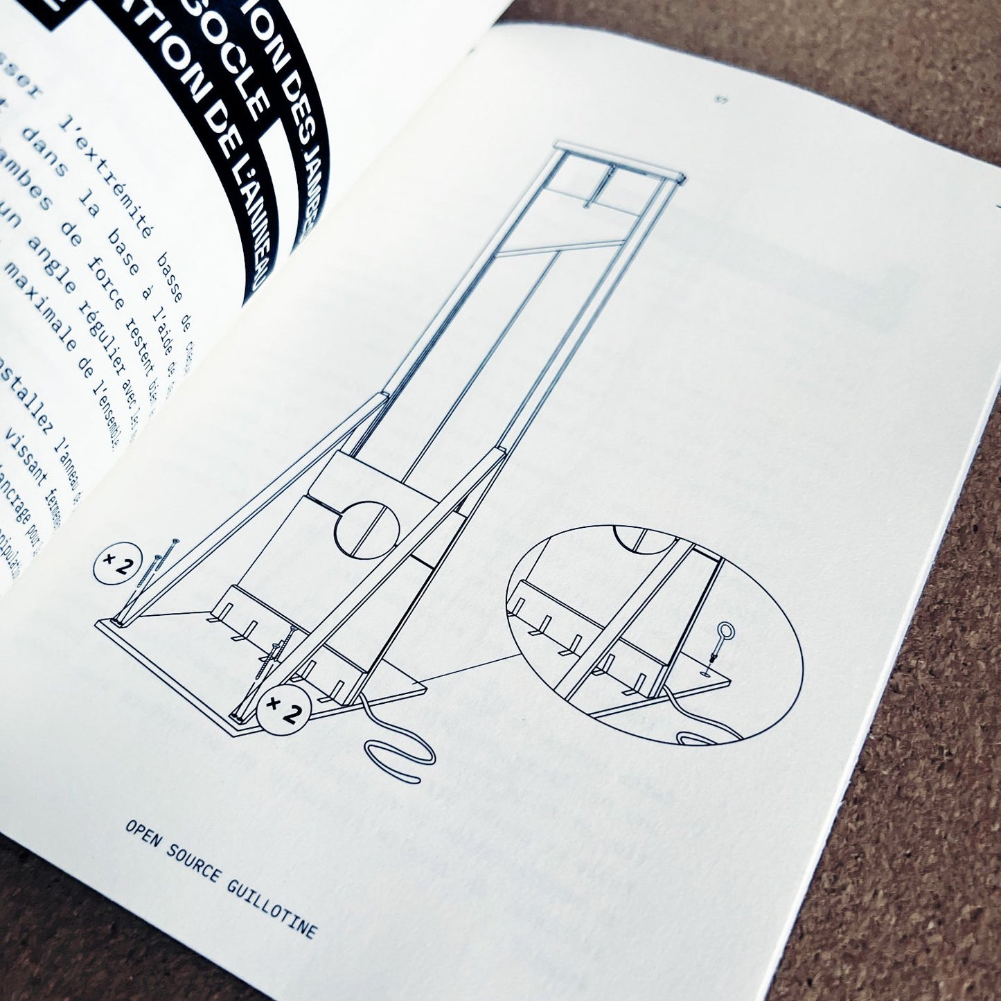 🆕Open Source Guillotine version holographique + maquette guillotine