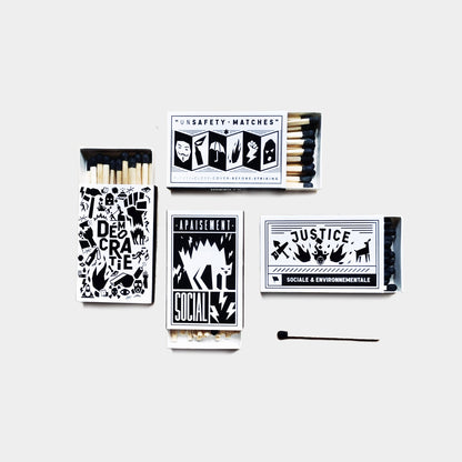 Boîte d'allumettes : pack de 4