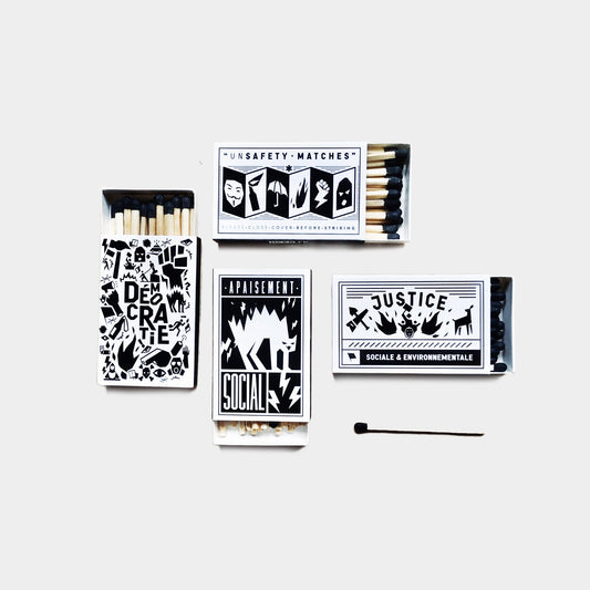 Boîte d'allumettes : pack de 4
