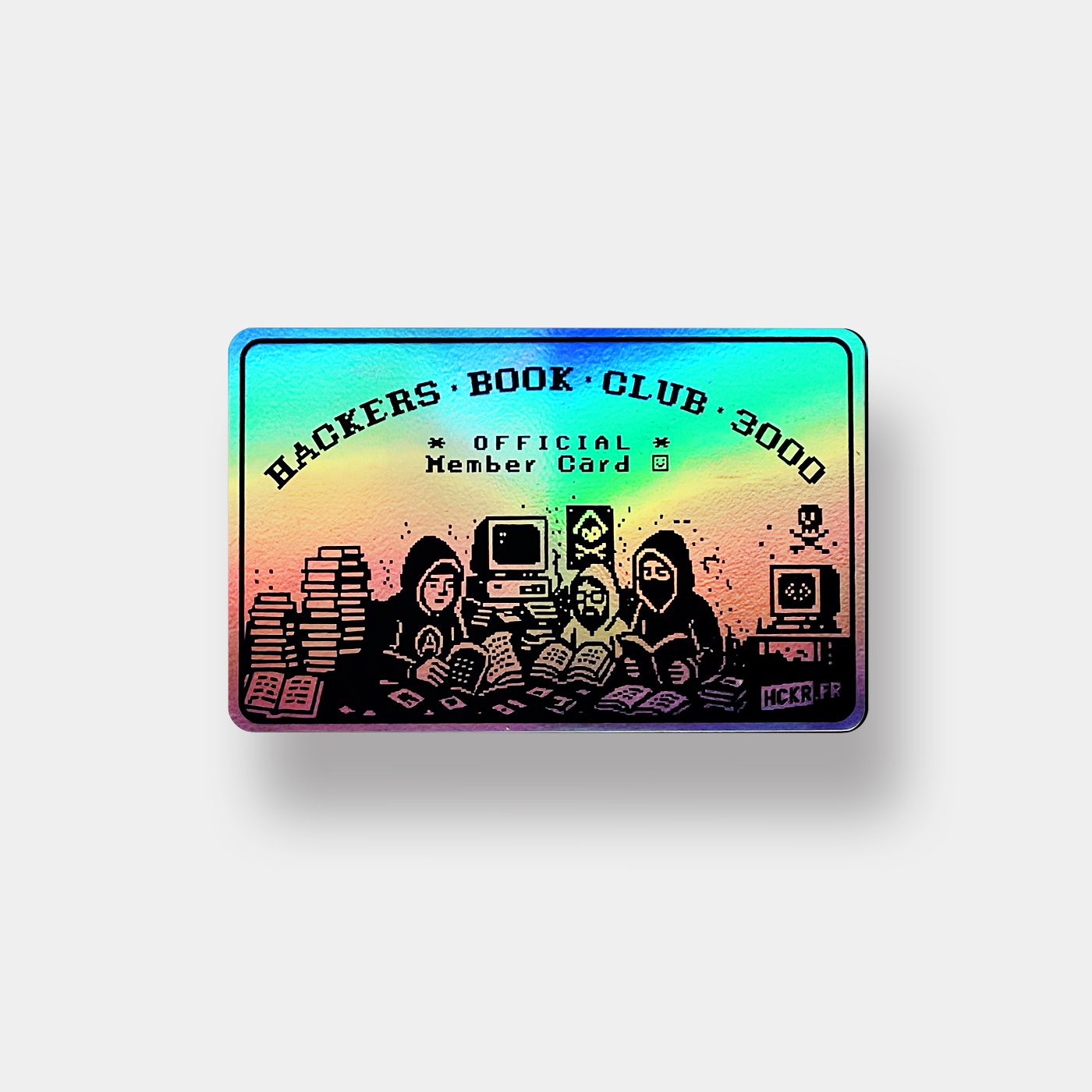🎴 Carte de membre du « HACKERS BOOK CLUB 3000 »