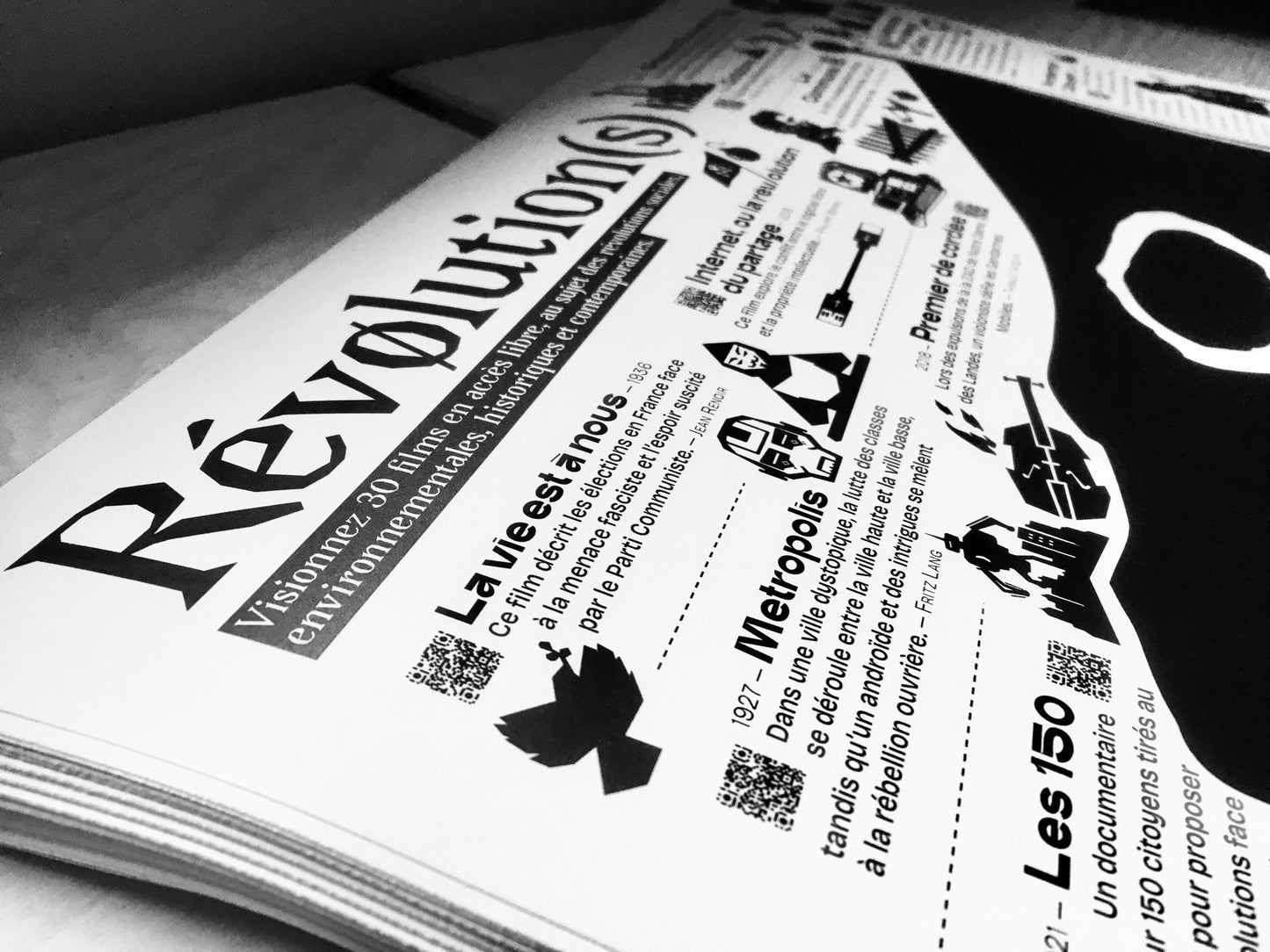 Affiche augmentée sur les films & docu révolutionnaires !