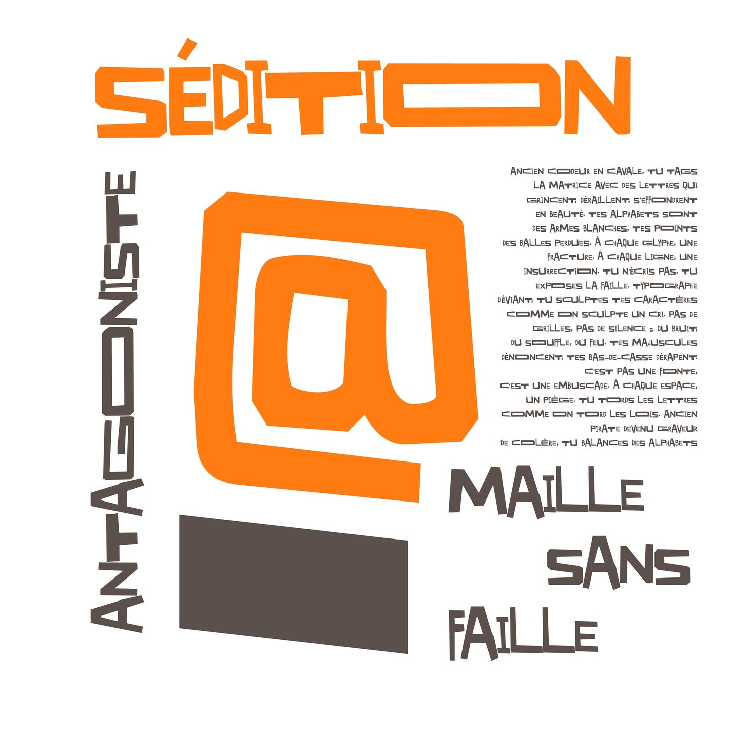Typo : Sédition !