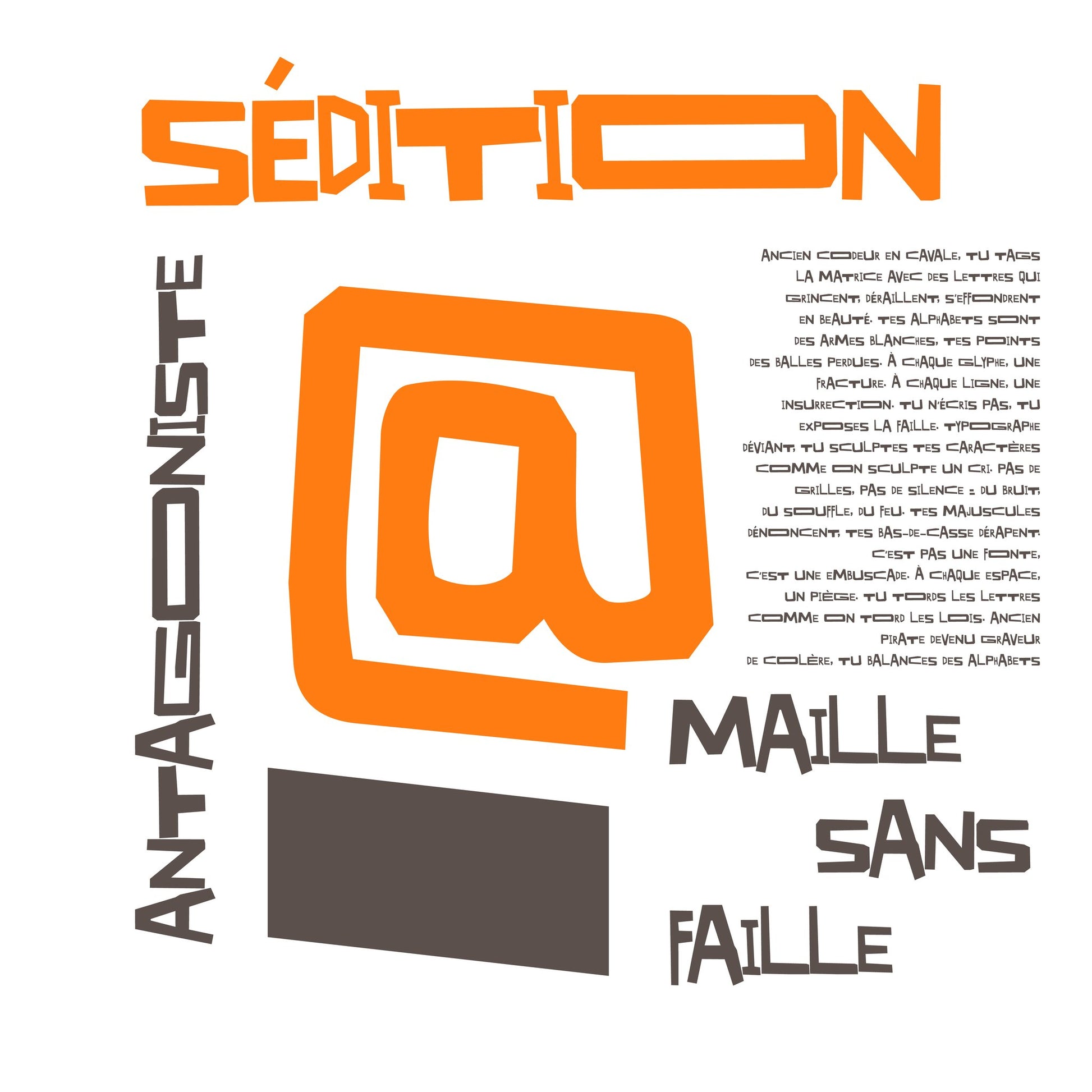 Typo : Sédition !