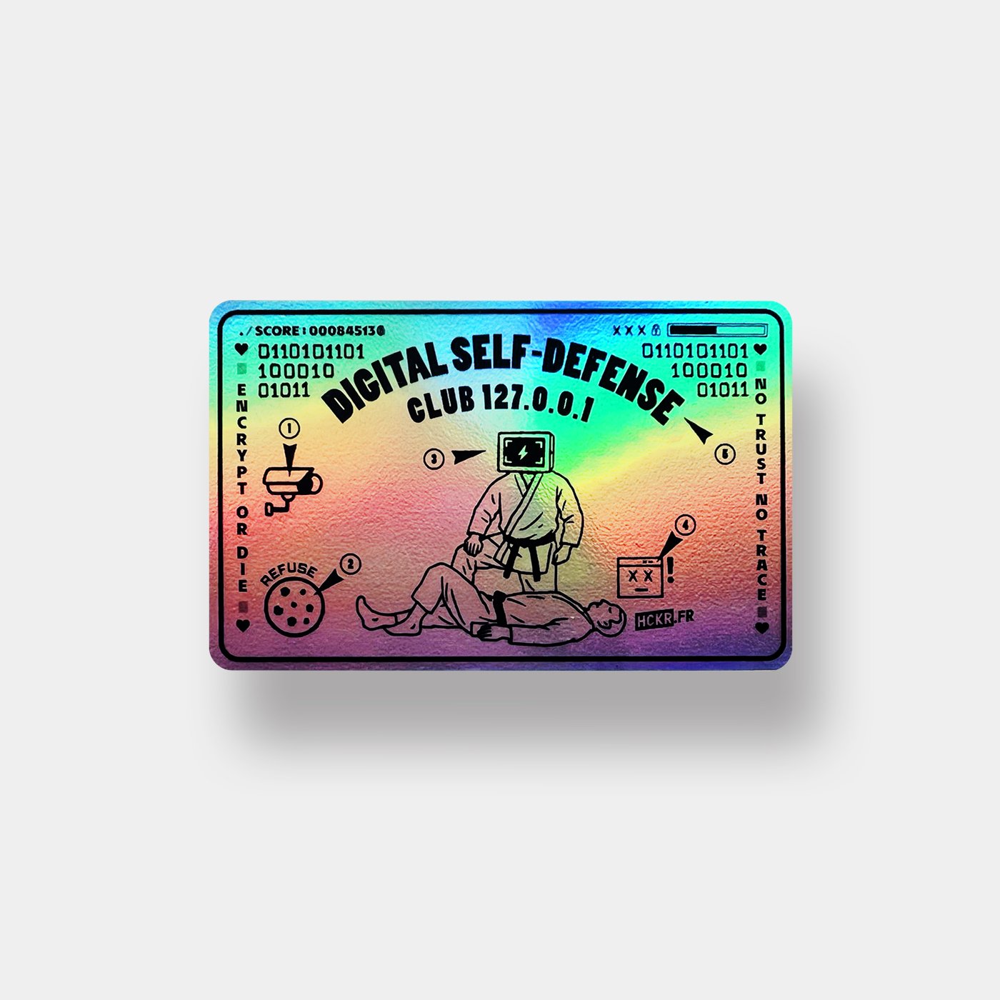 🎴Carte de membre du « DIGITAL SELF DEFENSE CLUB »