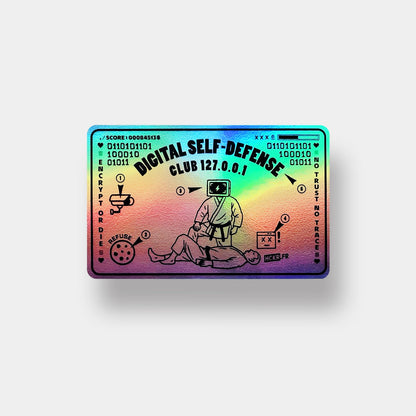 🎴Carte de membre du « DIGITAL SELF DEFENSE CLUB »