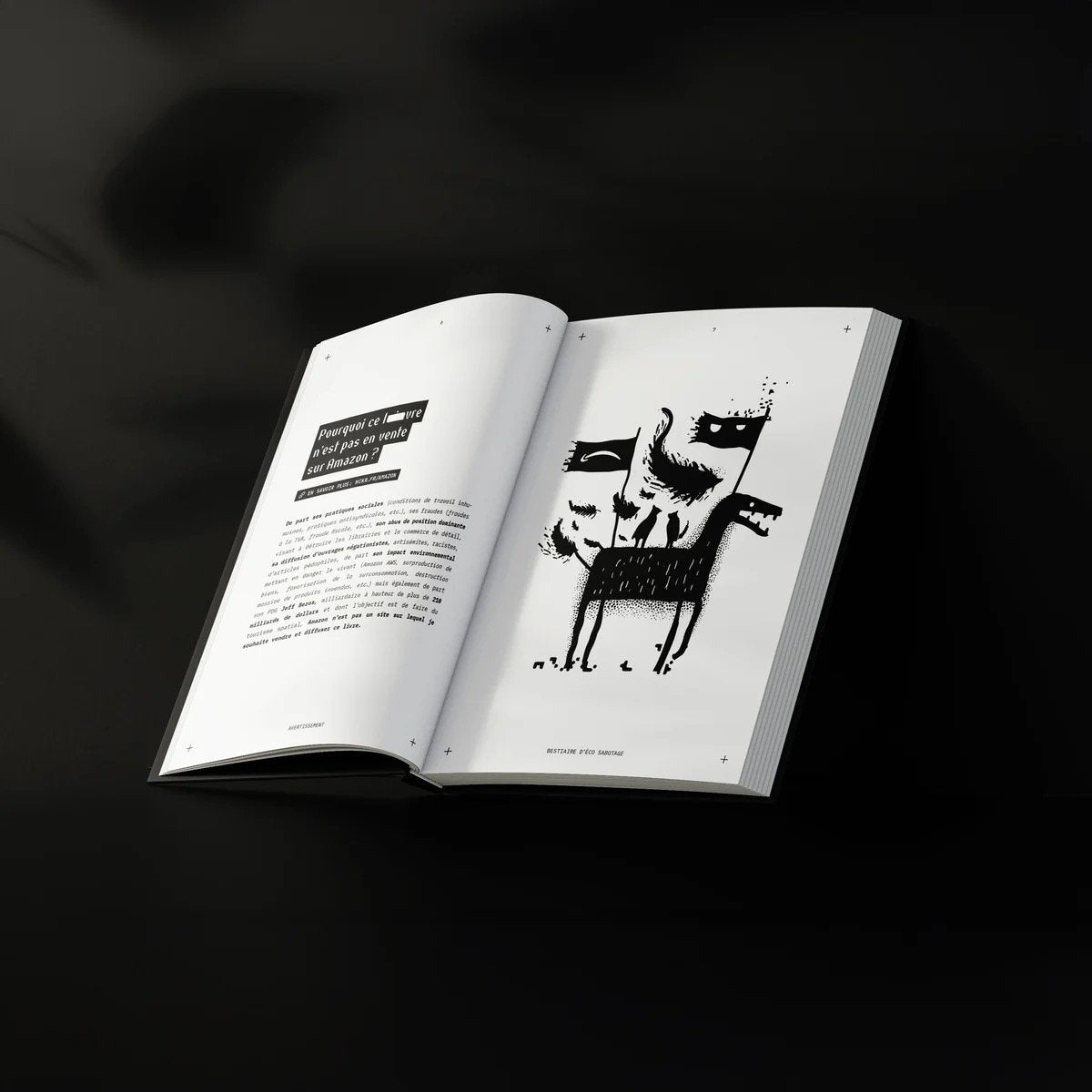 Bestiaire d'écosabotage — version collector couverture holographique