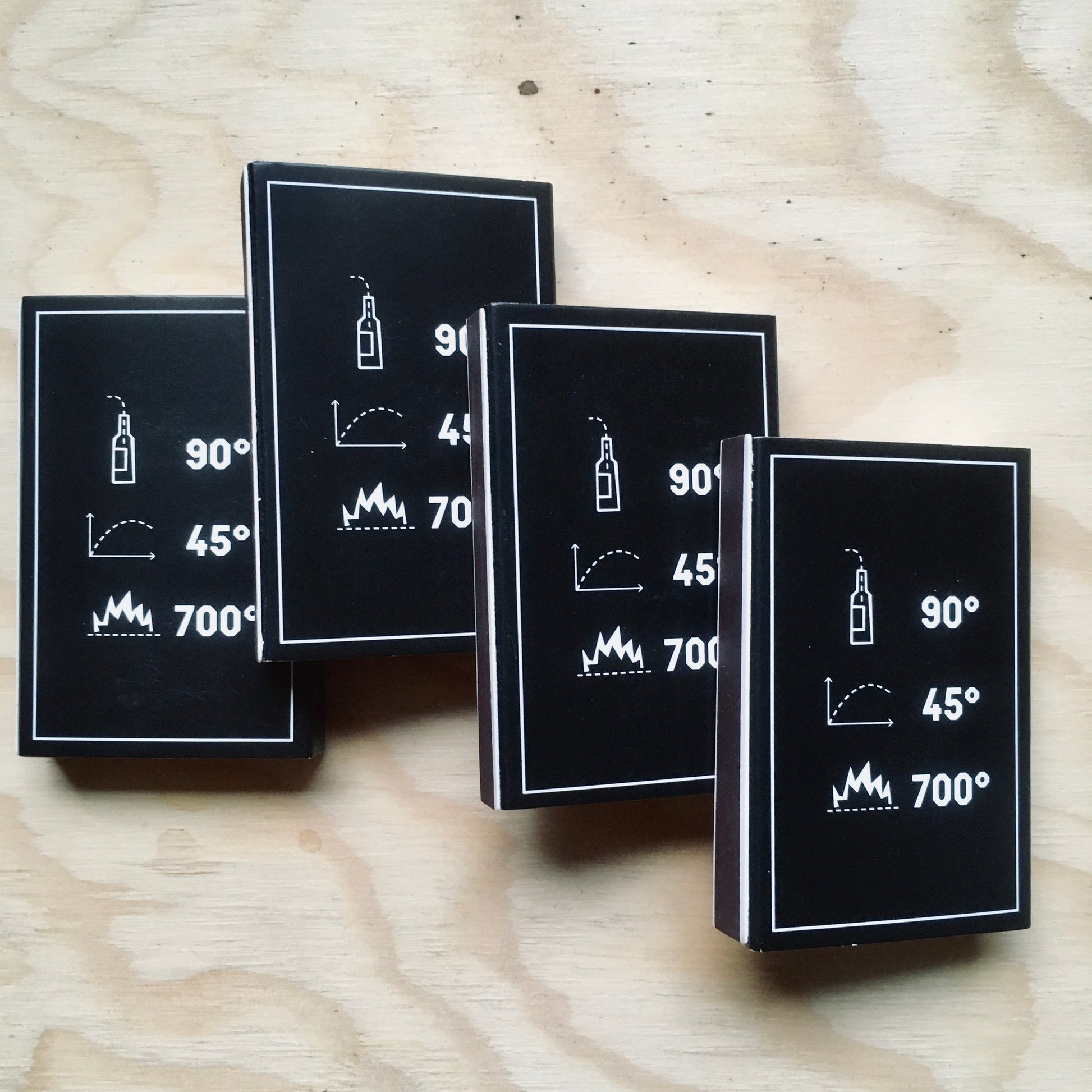 Boîte d'allumettes : pack de 4