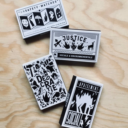 Boîte d'allumettes : pack de 4