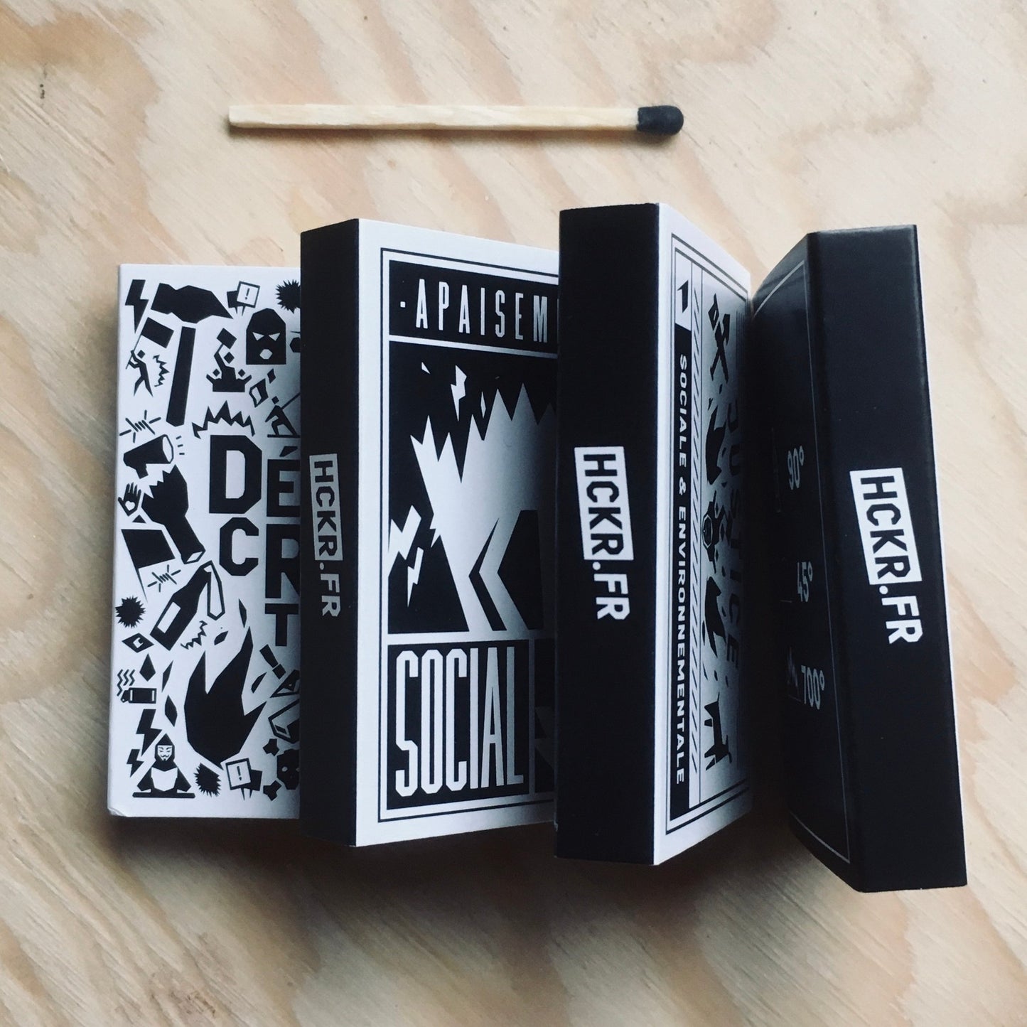 Boîte d'allumettes : pack de 4
