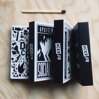 Boîte d'allumettes : pack de 4