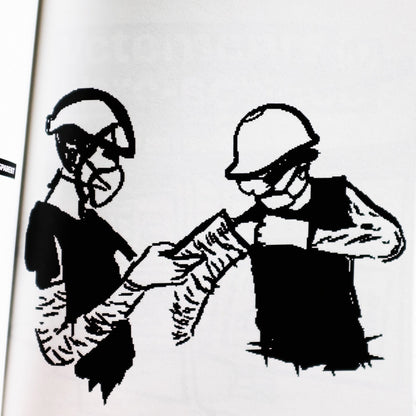 Hacker Protester avec couverture holographique
