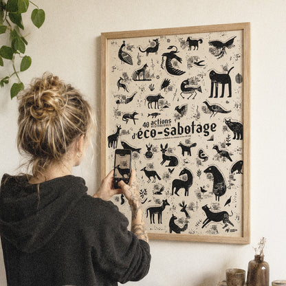 AFFICHE AUGMENTÉE · ÉCO-SABOTAGE
