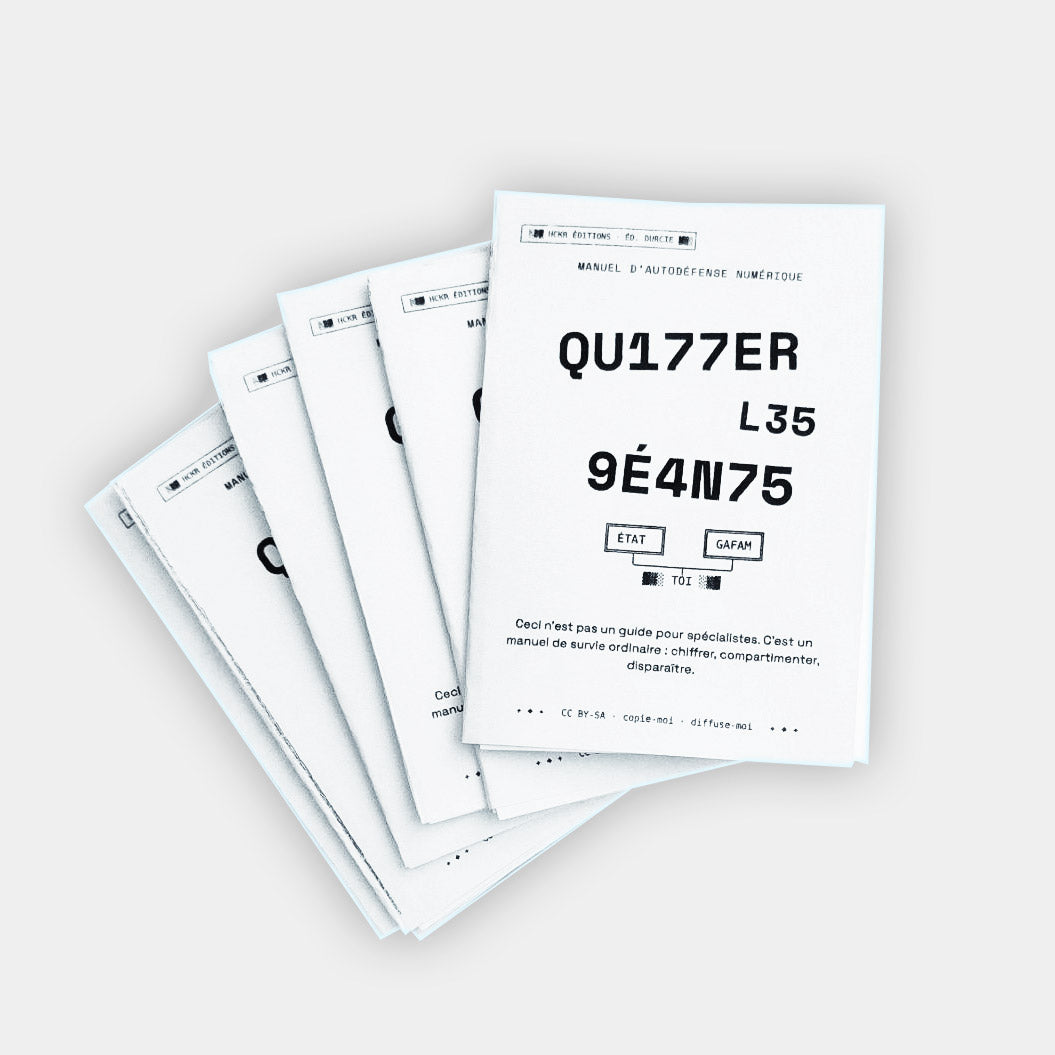 Quitter les Géants : mini-zine d’autodéfense numérique (gratuit)