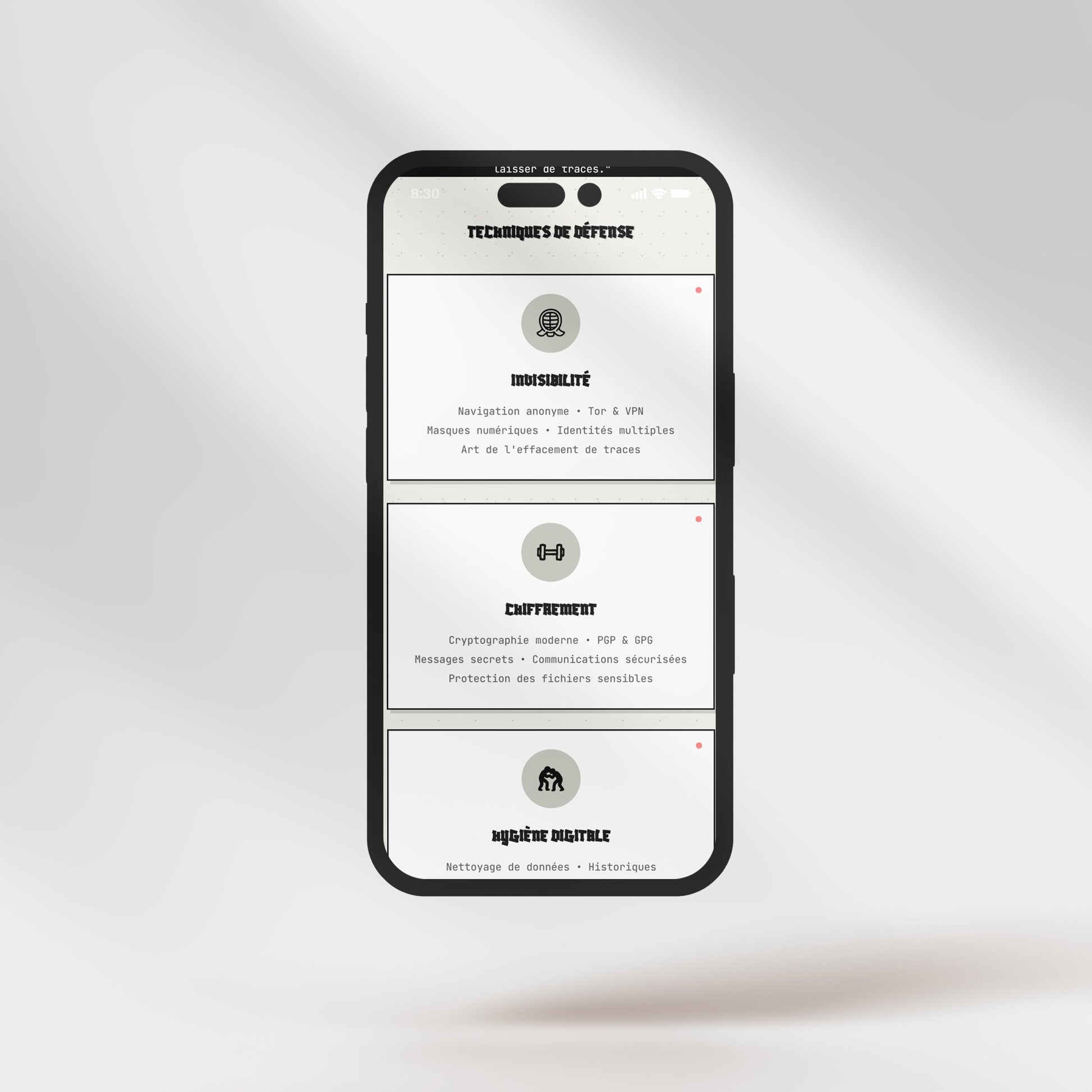 🎴Carte de membre du « DIGITAL SELF DEFENSE CLUB »
