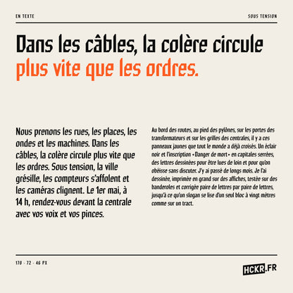 Sous Tension en texte courant